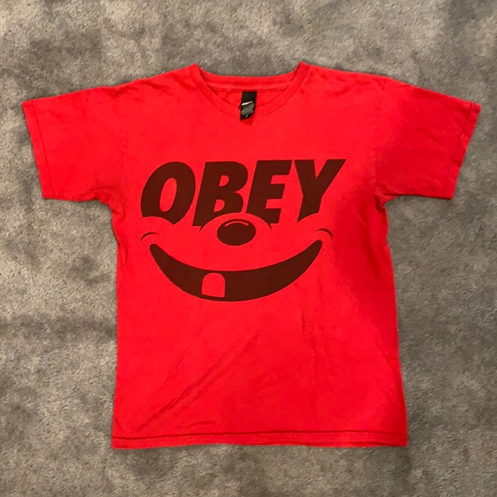 Mickey Obey T Shirt Size Small